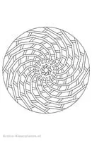 Mandalas Geo kleurplaat 2
